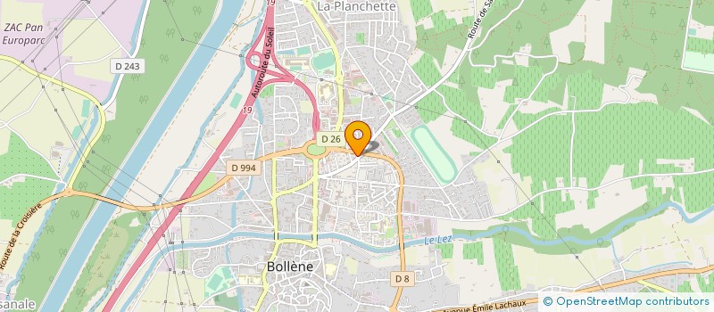 localisation de l'entreprise REBOULLET IMMOBILIER  BOLLENE