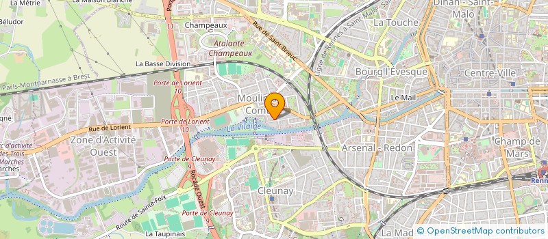 localisation de l'entreprise REBOUND CONSULTING  RENNES