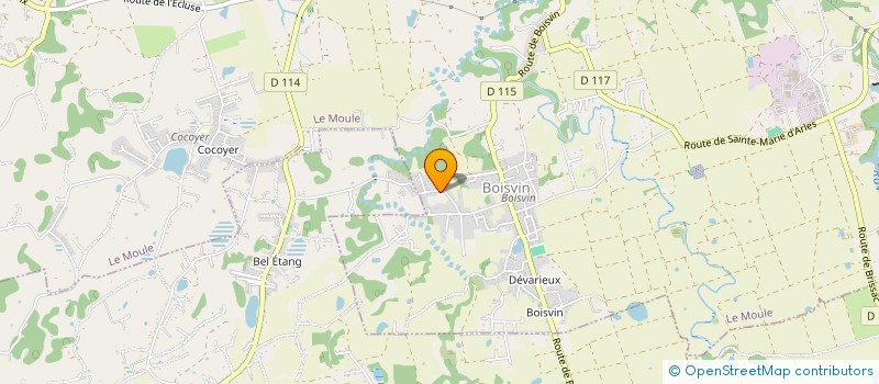 localisation de l'entreprise REBOUTEMENT-MASSAGES-SONOTHERAPIE  LE MOULE