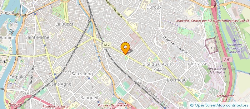 localisation de l'entreprise REBOZO & CO  TOULOUSE