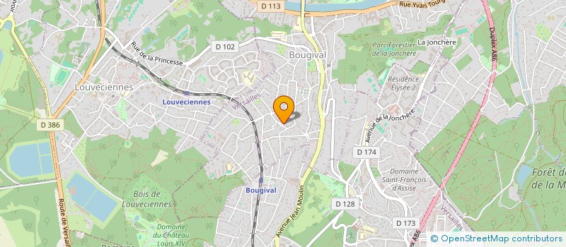 localisation de l'entreprise REBRN CLUB  BOUGIVAL