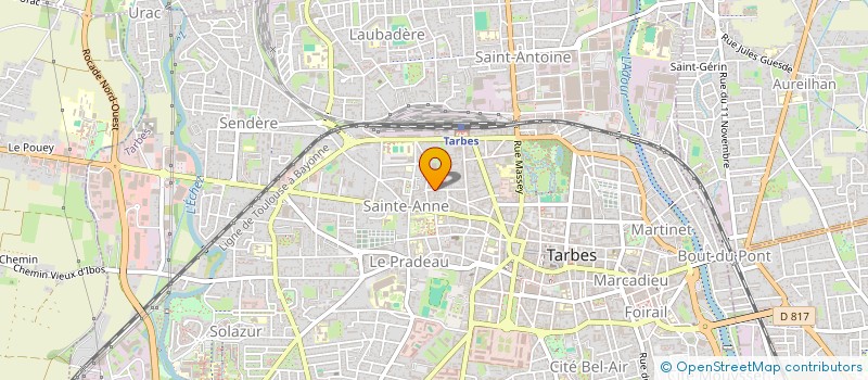 localisation de l'entreprise REBSID  TARBES