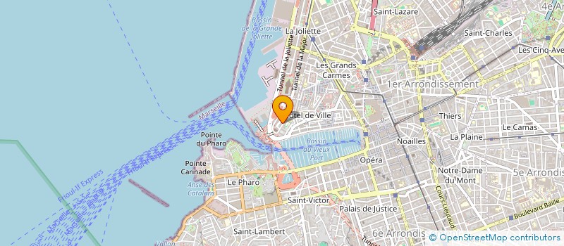 localisation de l'entreprise REBSTAR à MARSEILLE