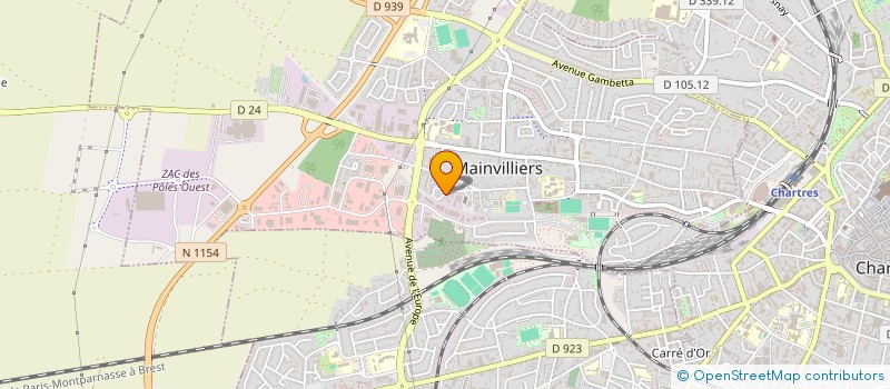localisation de l'entreprise REBUILD GROUP à MAINVILLIERS