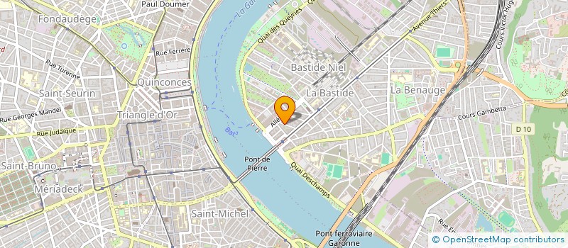 localisation de l'entreprise REBUS à BORDEAUX