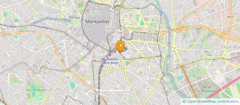 localisation de l'entreprise REBUS-CHEZEAU INDIVISION à MONTPELLIER