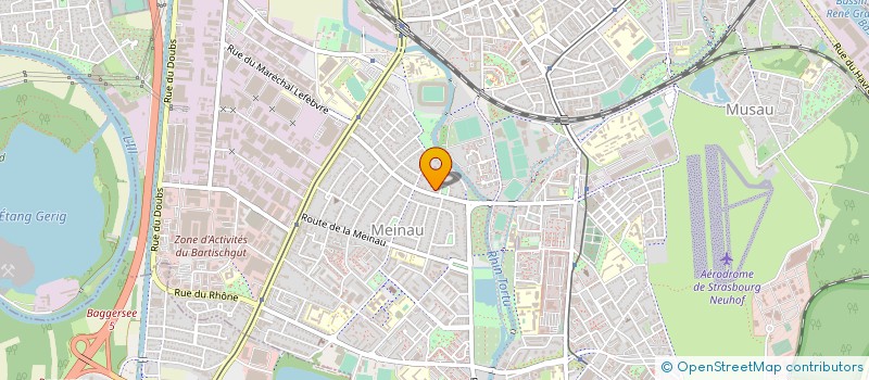 localisation de l'entreprise REBUZ à STRASBOURG
