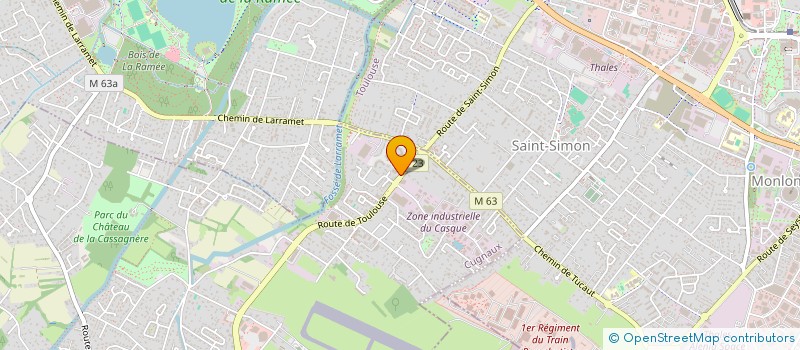 localisation de l'entreprise REC à CUGNAUX