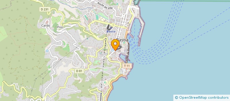 localisation de l'entreprise REC 47 à BASTIA