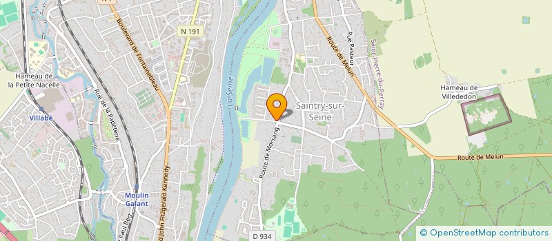 localisation de l'entreprise REC. à SAINTRY-SUR-SEINE