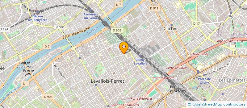 localisation de l'entreprise REC CAPITAL à LEVALLOIS-PERRET