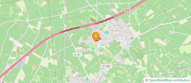 localisation de l'entreprise REC DE BRIDEAU  PINET