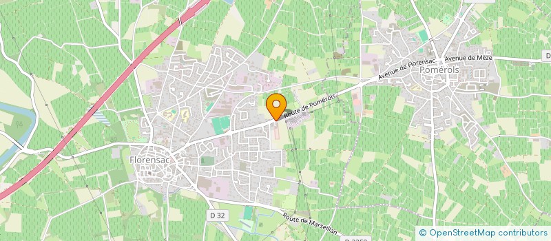 localisation de l'entreprise REC DE RIEUX  FLORENSAC