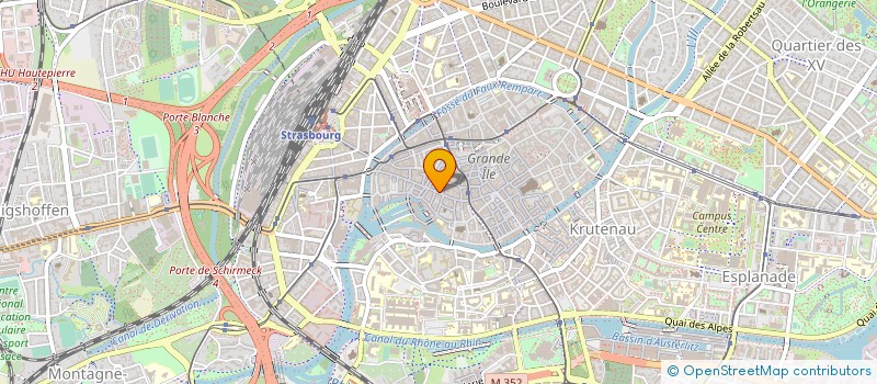 localisation de l'entreprise REC HOUSE à STRASBOURG