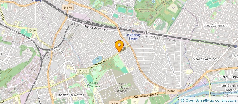 localisation de l'entreprise REC MEDIA à GAGNY