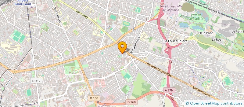 localisation de l'entreprise REC 'N' PLAY PRODUCTION à ANGERS