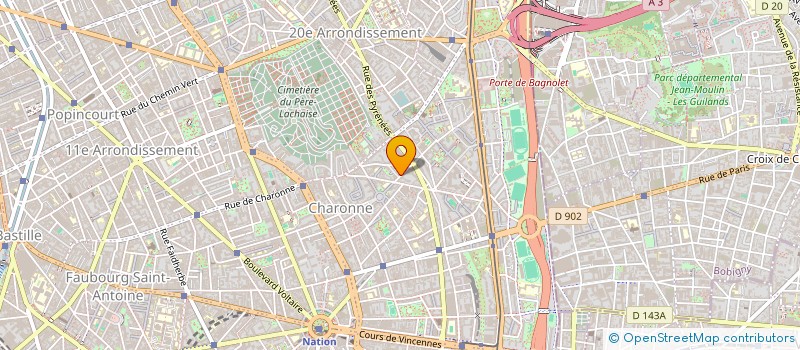 localisation de l'entreprise REC SON  PARIS