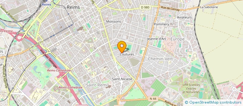 localisation de l'entreprise REC27  REIMS