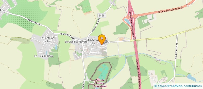 localisation de l'entreprise RECA CONCEPTION  FEY