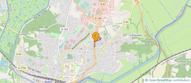 localisation de l'entreprise RECADIS  REDON