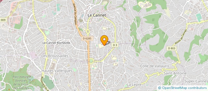 localisation de l'entreprise RECAM à LE CANNET
