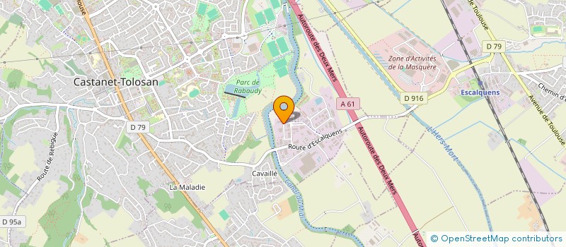 localisation de l'entreprise RECAP à CASTANET-TOLOSAN