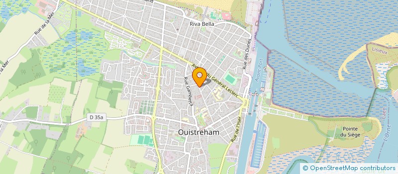 localisation de l'entreprise RECAPIERE  OUISTREHAM