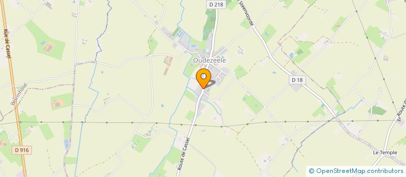 localisation de l'entreprise RECATHO à OUDEZEELE