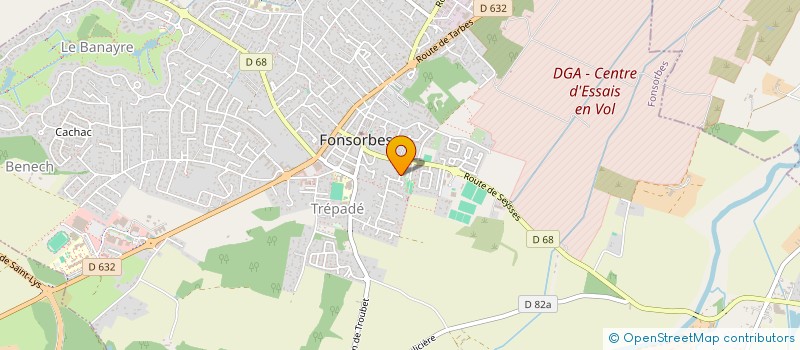 localisation de l'entreprise RECBAT à FONSORBES