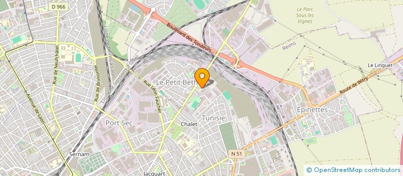 localisation de l'entreprise RECCAL à BETHENY