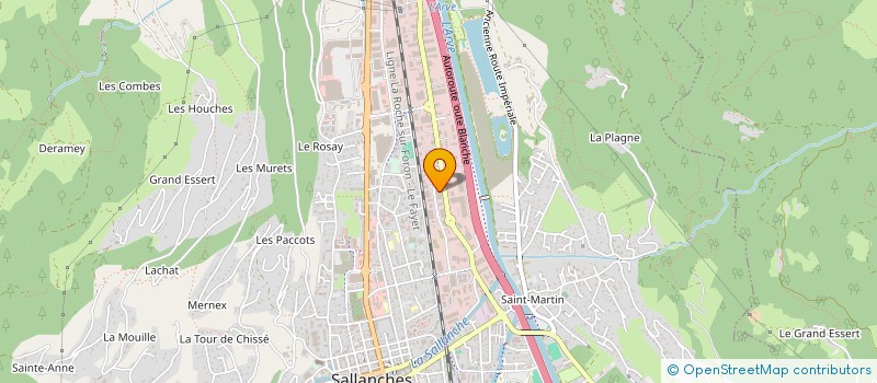 localisation de l'entreprise RECCHIA COOK à SALLANCHES