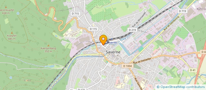 localisation de l'entreprise RECCO PATRIMOINE  SAVERNE