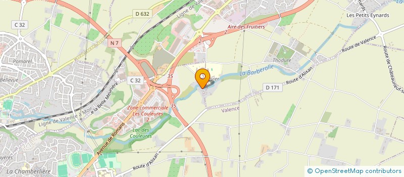 localisation de l'entreprise RECENTU à VALENCE