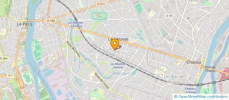 localisation de l'entreprise RECEP PERE ET FILS  LE VESINET