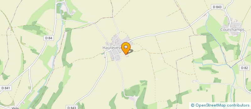 localisation de l'entreprise RECEPTION CHATEAU DELACOURT  HAUTEVESNES