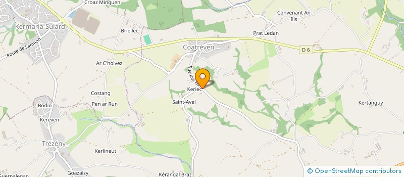 localisation de l'entreprise RECEPTION ET COMPAGNIE  COATREVEN