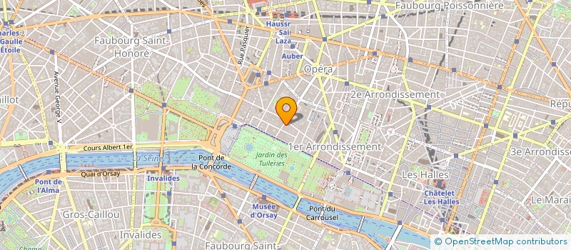 localisation de l'entreprise RECEPTION PRESTIGE à PARIS