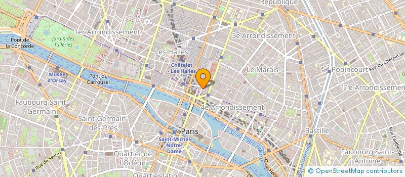 localisation de l'entreprise RECEPTIONS PARIS  PARIS