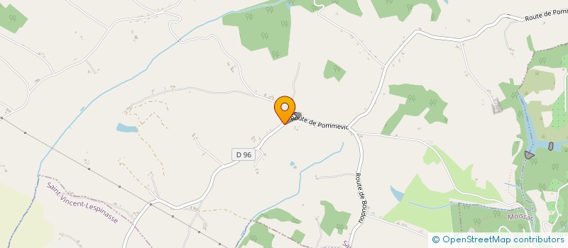 localisation de l'entreprise RECETTES ETHIQUES  SAINT-VINCENT-LESPINASSE