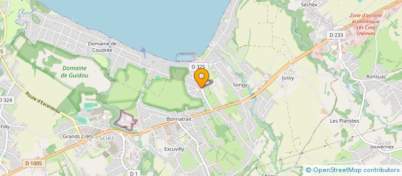 localisation de l'entreprise RECEVEUR POTHIN  SCIEZ