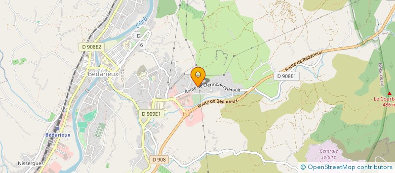 localisation de l'entreprise RECFRANCE à BEDARIEUX