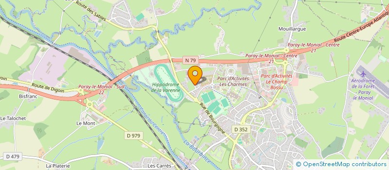 localisation de l'entreprise RECH  PARAY-LE-MONIAL