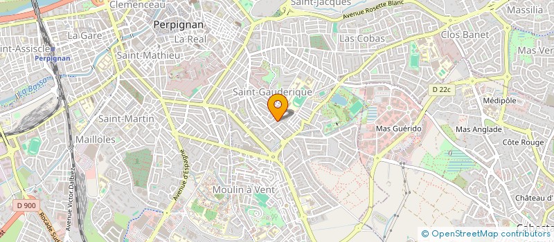 localisation de l'entreprise RECH CAZIER  PERPIGNAN
