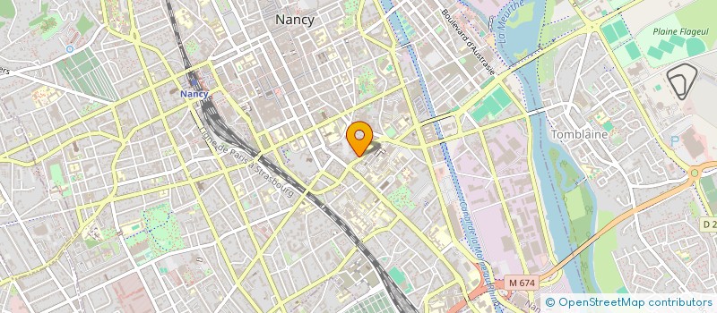 localisation de l'entreprise RECH PHARM PHARM LORRAINE  NANCY