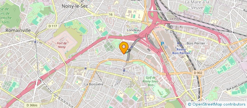 localisation de l'entreprise RECHA à NOISY-LE-SEC