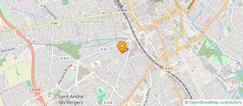 localisation de l'entreprise RECHAL IMMOBILIER  SAINT-ANDRE-LES-VERGERS