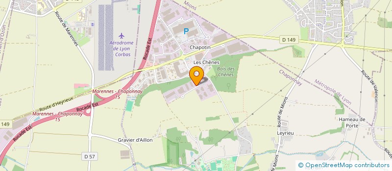 localisation de l'entreprise RECHALIEN  CHAPONNAY