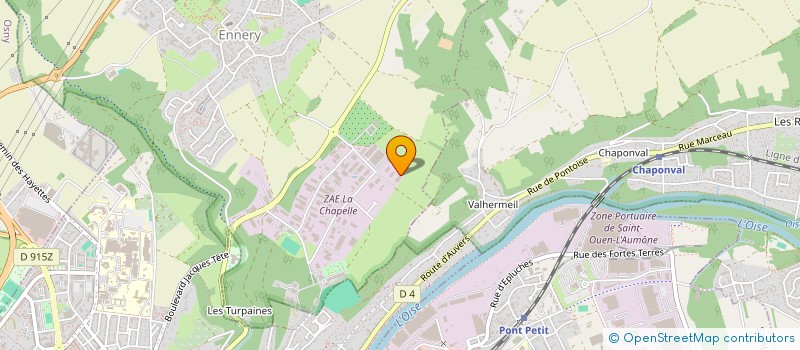 localisation de l'entreprise RECHANGE POUR BATIMENT ET TRAVAUX PUBLIC à ENNERY