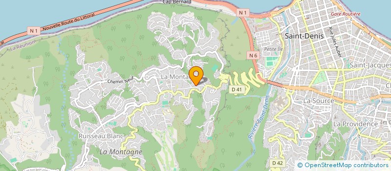 localisation de l'entreprise RECHANGES AUTO RUN à SAINT-DENIS