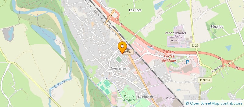 localisation de l'entreprise RECHAPAGE DU CENTRE à AVERMES